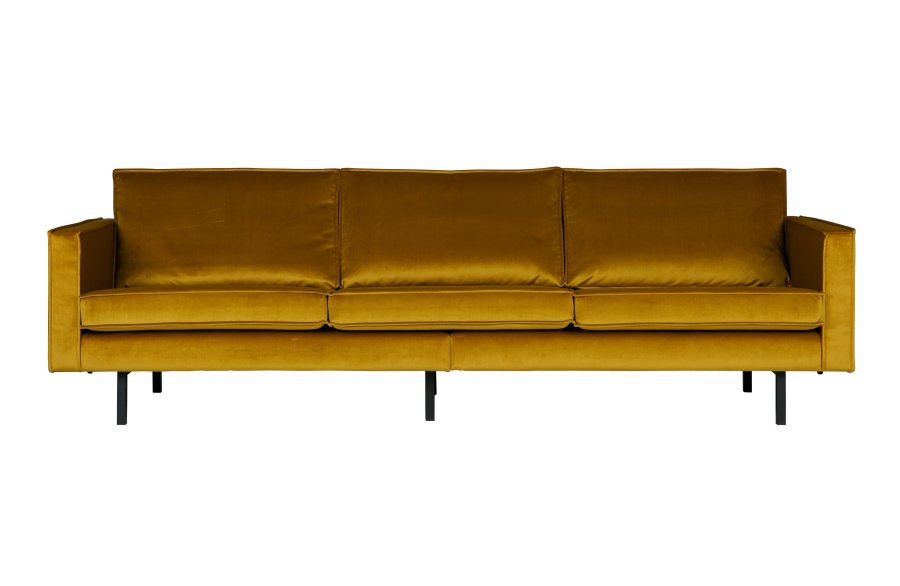 BEPUREHOME Rodeo 3 pers. sofa - okker fljl
