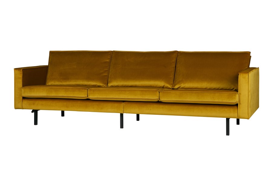 BEPUREHOME Rodeo 3 pers. sofa - okker fljl