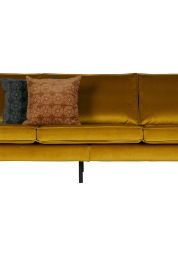 BEPUREHOME Rodeo 3 pers. sofa - okker fljl