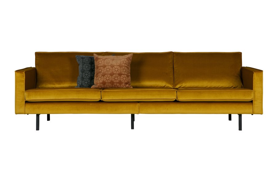 BEPUREHOME Rodeo 3 pers. sofa - okker fljl