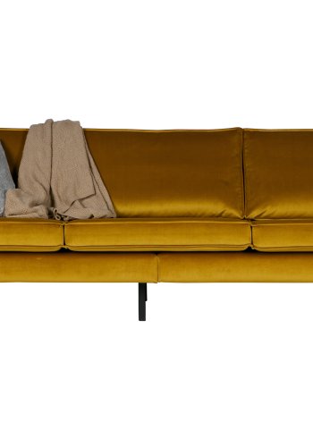 BEPUREHOME Rodeo 3 pers. sofa - okker fljl