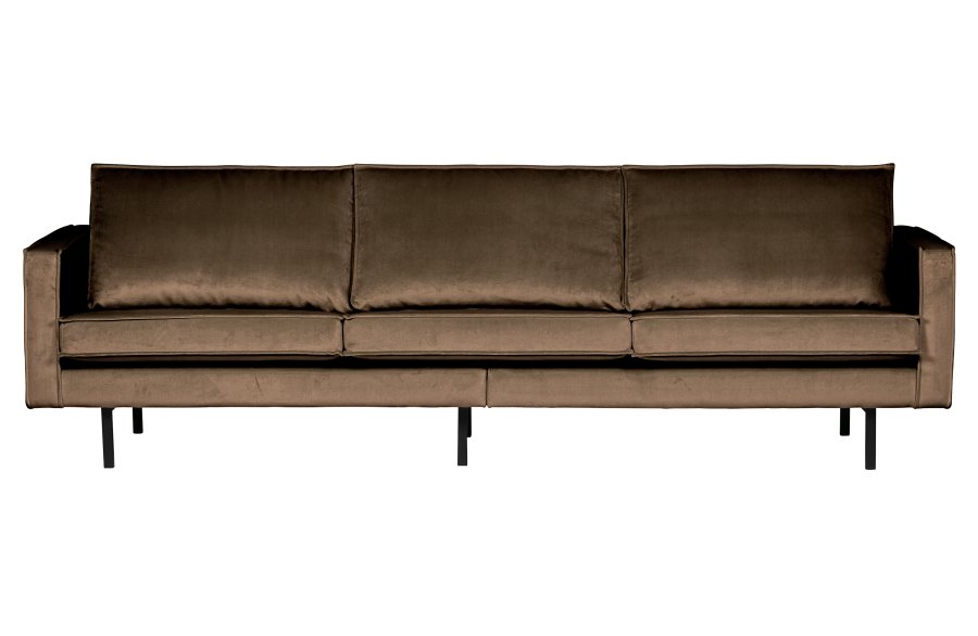 BEPUREHOME Rodeo 3 pers. sofa - taupe fljl