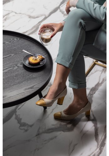 WOOOD Mesa sidebord XL, rund - sort MDF og fyrretr (78)