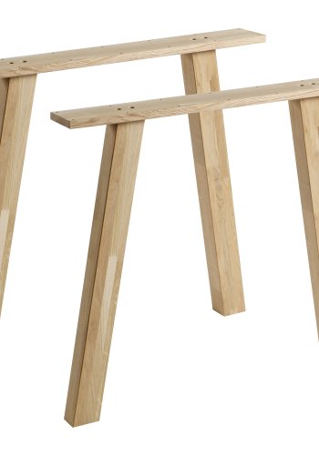WOOOD Tablo A-bordben til spisebord - natur egetr (st med 2)