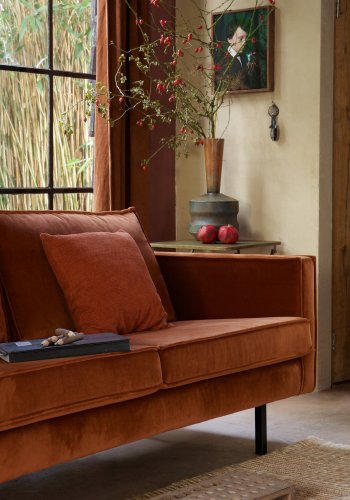 BEPUREHOME Rodeo 2,5 pers. sofa - rust fljl