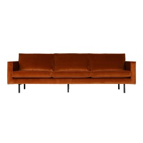 BEPUREHOME Rodeo 3 pers. sofa - rust fljl
