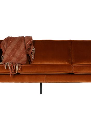 BEPUREHOME Rodeo 3 pers. sofa - rust fljl