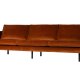 BEPUREHOME Rodeo 3 pers. sofa - rust fljl