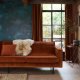 BEPUREHOME Rodeo 3 pers. sofa - rust fljl