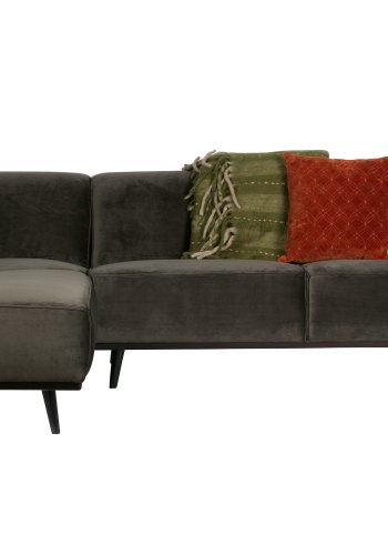 BEPUREHOME Statement hjrnesofa, venstre - varm grn fljl