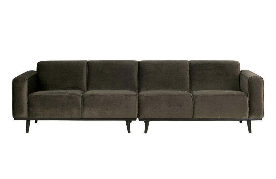 BEPUREHOME Statement 4 pers. sofa - varm grn fljl