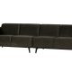 BEPUREHOME Statement 4 pers. sofa - varm grn fljl