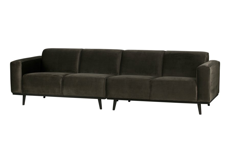 BEPUREHOME Statement 4 pers. sofa - varm grn fljl