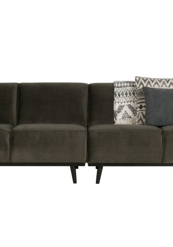 BEPUREHOME Statement 4 pers. sofa - varm grn fljl