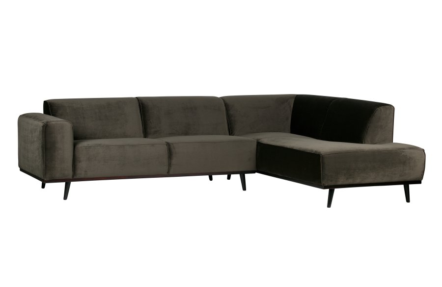 BEPUREHOME Statement hjrnesofa, hjre - varm grn fljl