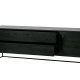 WOOOD EXCLUSIVE Silas TV-bord, m. 1 lge, 1 hylde, 2 skuffer - sort Blacknight brstet asketr