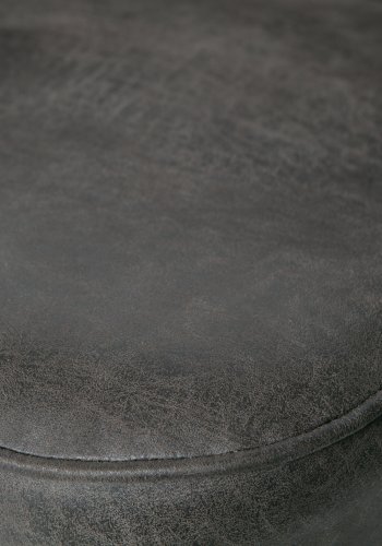 BEPUREHOME Vogue lnestol - sort stof og sort metal