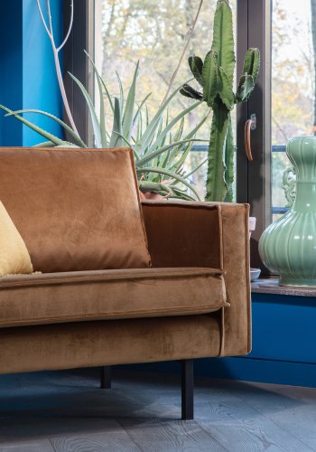 BEPUREHOME Rodeo lnestol - honning gul fljl