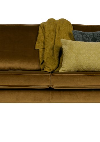 BEPUREHOME Rodeo 2,5 pers. sofa - honning gul fljl