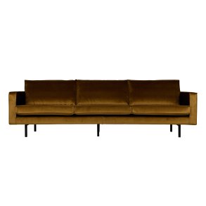 BEPUREHOME Rodeo 3 pers. sofa - honning gul fljl