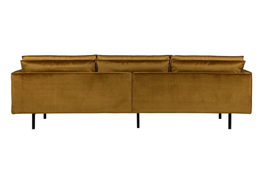 BEPUREHOME Rodeo 3 pers. sofa - honning gul fljl