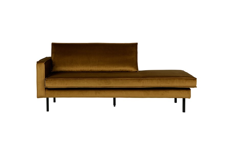 BEPUREHOME Rodeo daybed, venstre - honning gul fljl