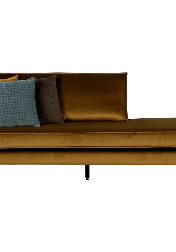 BEPUREHOME Rodeo daybed, venstre - honning gul fljl