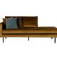 BEPUREHOME Rodeo daybed, venstre - honning gul fljl