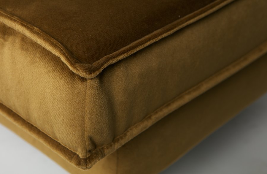 BEPUREHOME Rodeo daybed, venstre - honning gul fljl