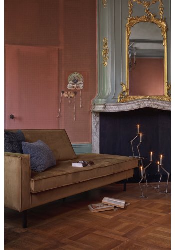 BEPUREHOME Rodeo daybed, venstre - honning gul fljl