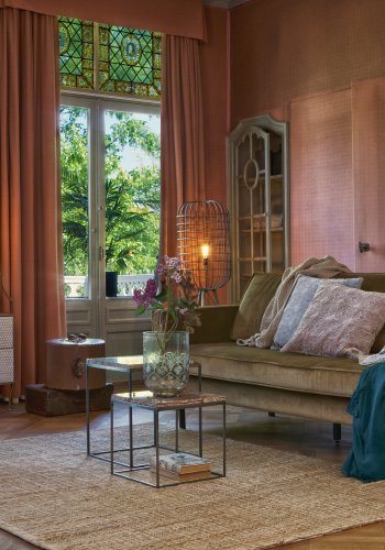 BEPUREHOME Rodeo daybed, venstre - honning gul fljl