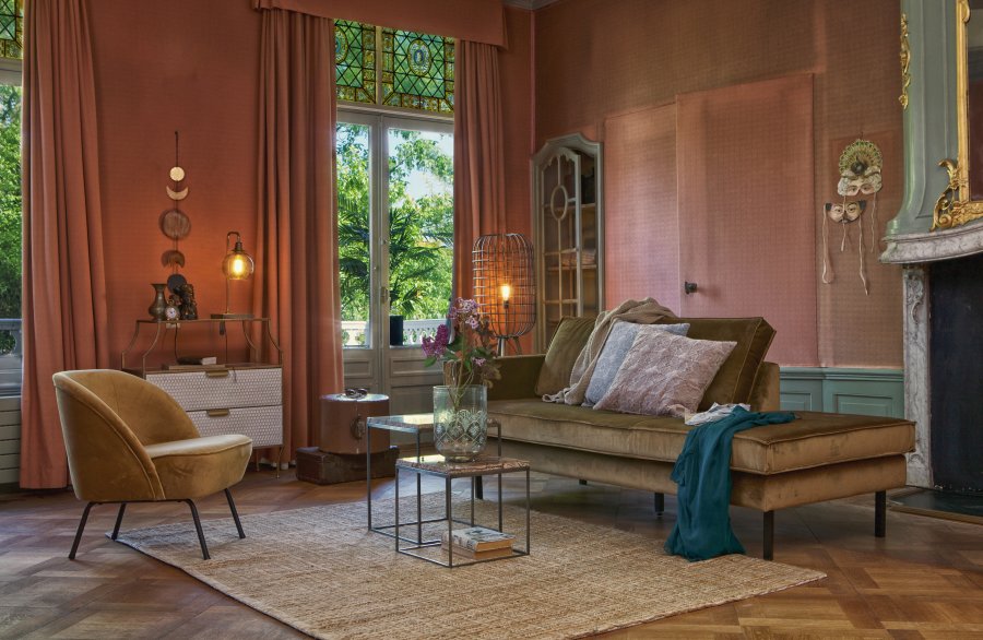 BEPUREHOME Rodeo daybed, venstre - honning gul fljl