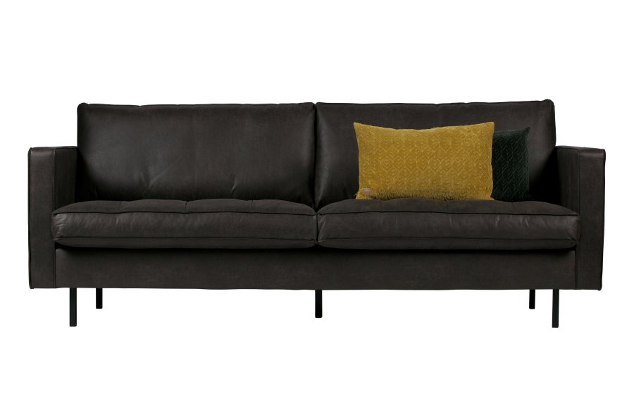 BEPUREHOME Rodeo 2,5 pers. sofa - sort stof