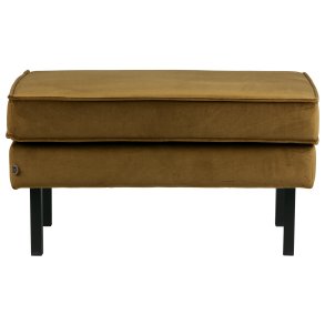 BEPUREHOME Rodeo puf - honning gul fljl (84x54)