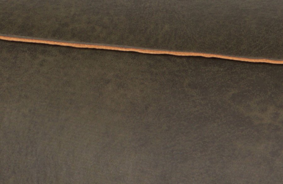 BEPUREHOME Rodeo puf - army grn stof (84x54)