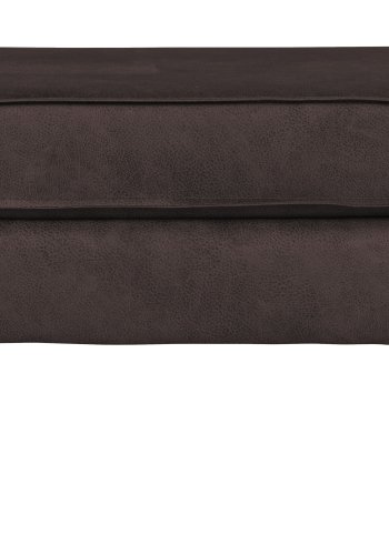 BEPUREHOME Rodeo puf - sort stof (84x54)