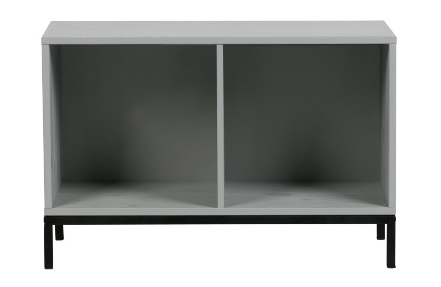 VTWONEN Lower Case skab, m. 2 rum - gr beton fyrretr