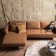 BEPUREHOME Rodeo sofa, m. venstre chaiselong - cognac stof