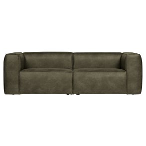 WOOOD Bean 3,5 pers. sofa - army grn lderfiber/polyester