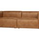WOOOD Bean 3,5 pers. sofa - cognac lderfiber/polyester