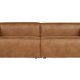 WOOOD Bean 3,5 pers. sofa - cognac lderfiber/polyester