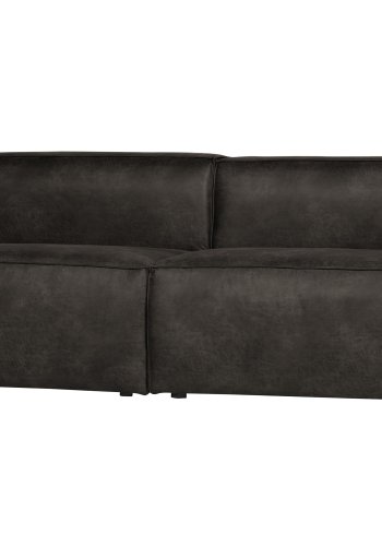 WOOOD Bean 3,5 pers. sofa - sort lderfiber/polyester