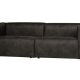 WOOOD Bean 3,5 pers. sofa - sort lderfiber/polyester