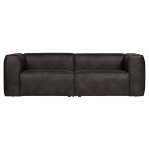 WOOOD Bean 3,5 pers. sofa - sort lderfiber/polyester