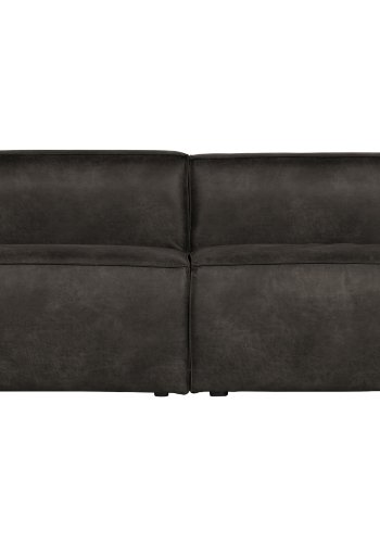 WOOOD Bean 3,5 pers. sofa - sort lderfiber/polyester