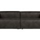 WOOOD Bean 3,5 pers. sofa - sort lderfiber/polyester