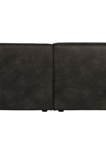 WOOOD Bean 3,5 pers. sofa - sort lderfiber/polyester