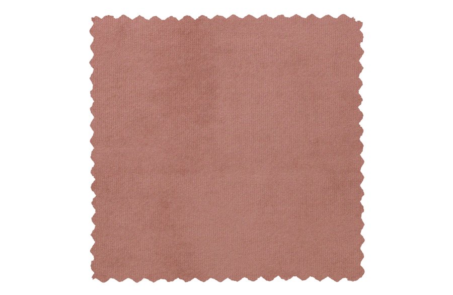 WOOOD Sara hj puf, rund - gammel rosa polyester fljl (46)