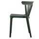 WOOOD Bliss spisebordsstol, stabelbar - army grn plastik
