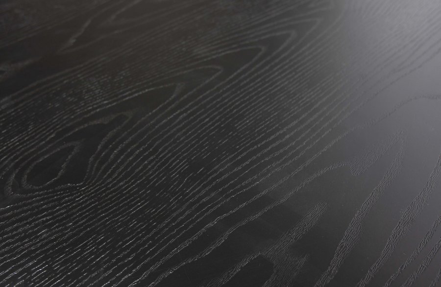 WOOOD EXCLUSIVE Bruno spisebord, rund - sort MDF og stl (120)